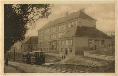 Pohled Jihlava: Obecné školy razítko pošty: 4.11. 1936